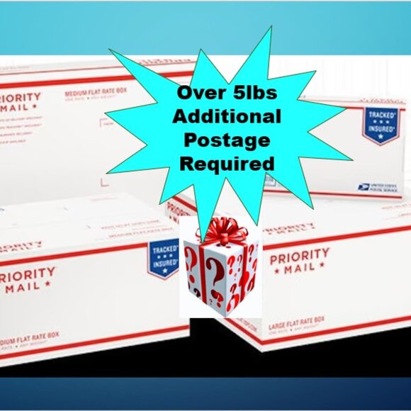Purchase this listing for EXTRA BOX Extra shipping label or is over 5lbs - Picture 2 of 2